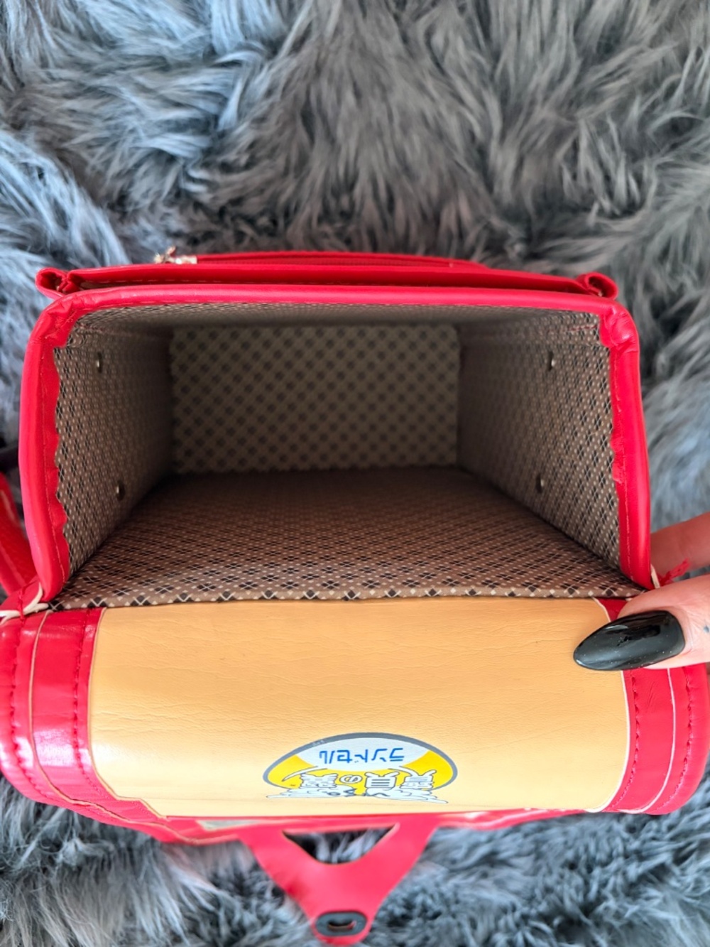 Japanese Collectible- Mini Authentic Ronderosu Red Backpack - Picture 3 of 4
